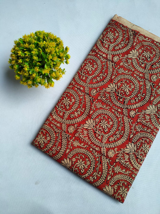 Hand Block Printed Pure Cotton Fabric - JBRFBK36