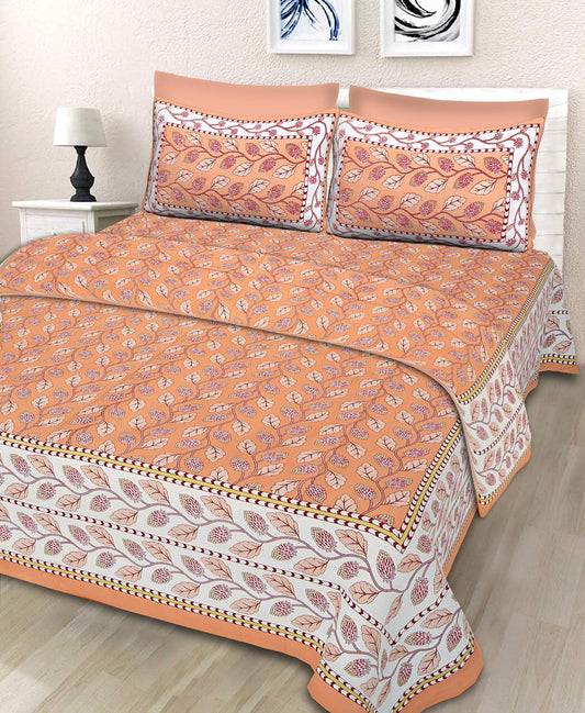 Queen Size ( 95"x108" ) Bedsheet With 2 Pillow Covers - JBNBQ66