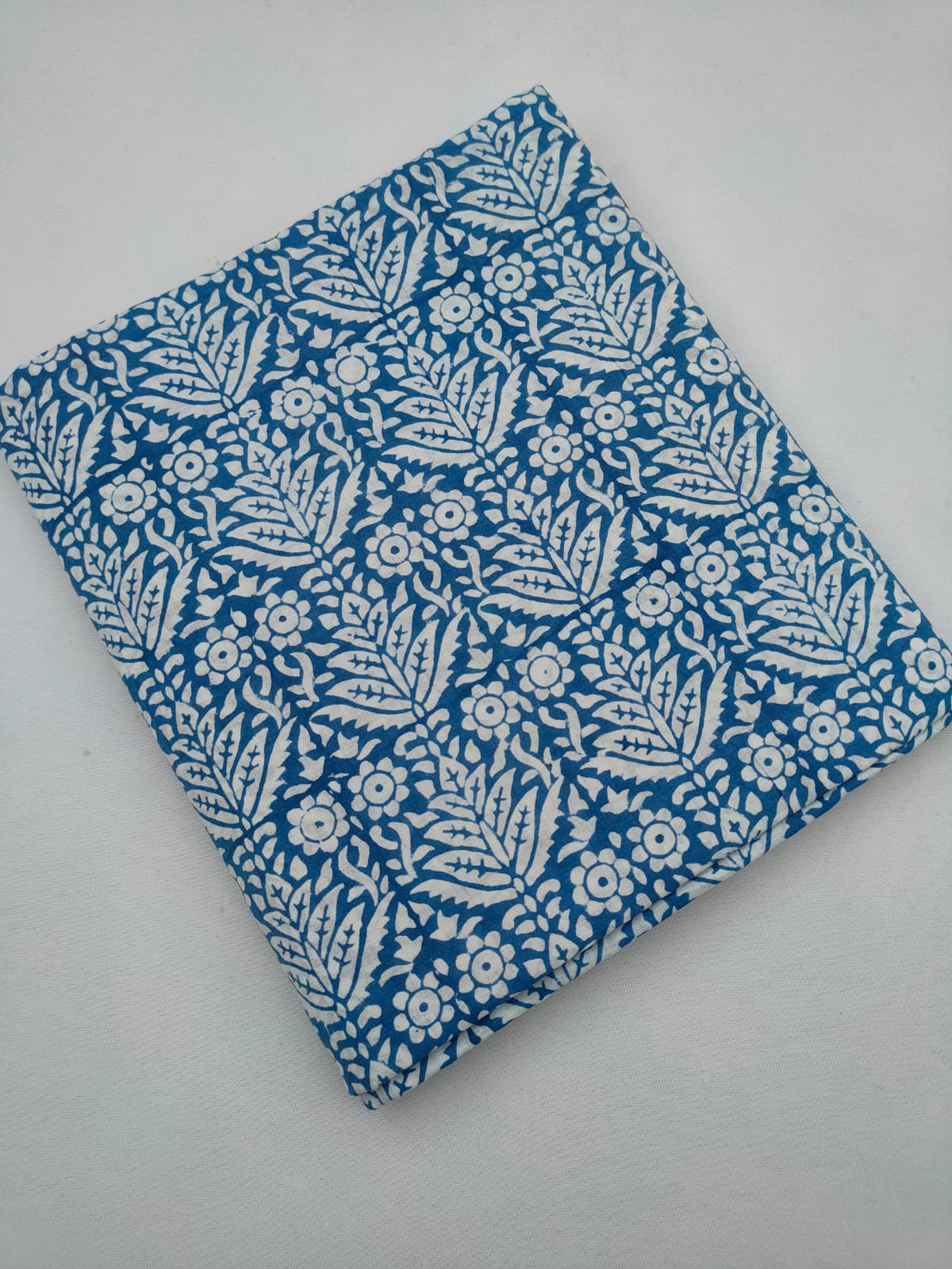 Hand Block Printed Pure Cotton Sanganeri Fabric - JBRMJ5