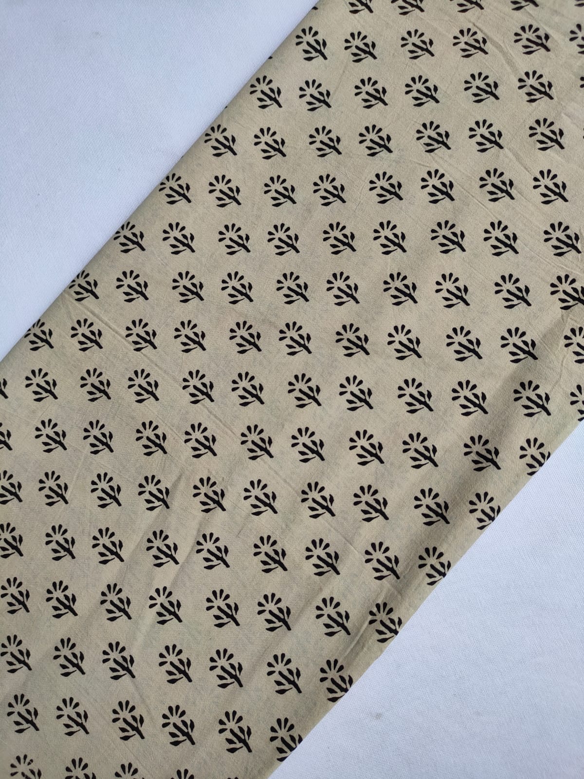 Pure Cotton Hand Block Printed Fabric - JBRKBT13