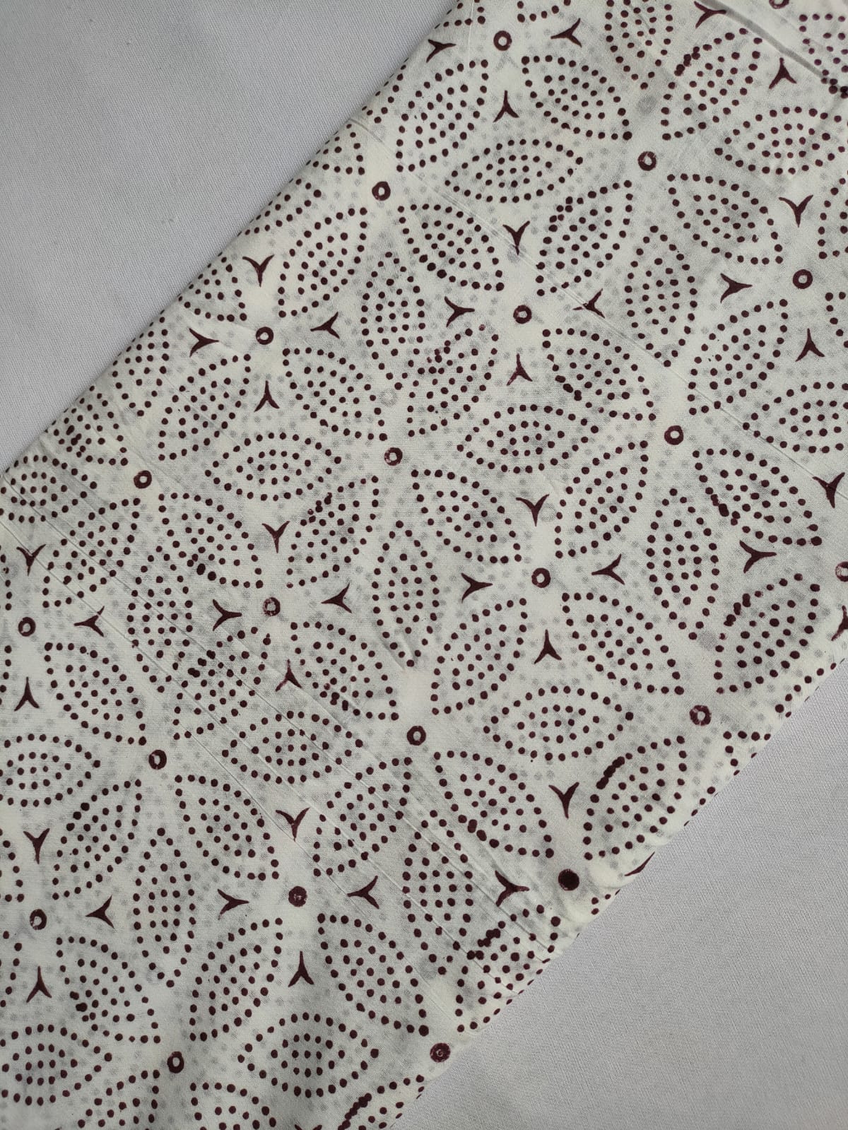 Pure Cotton Hand Block Printed Fabric - JBRKBT14