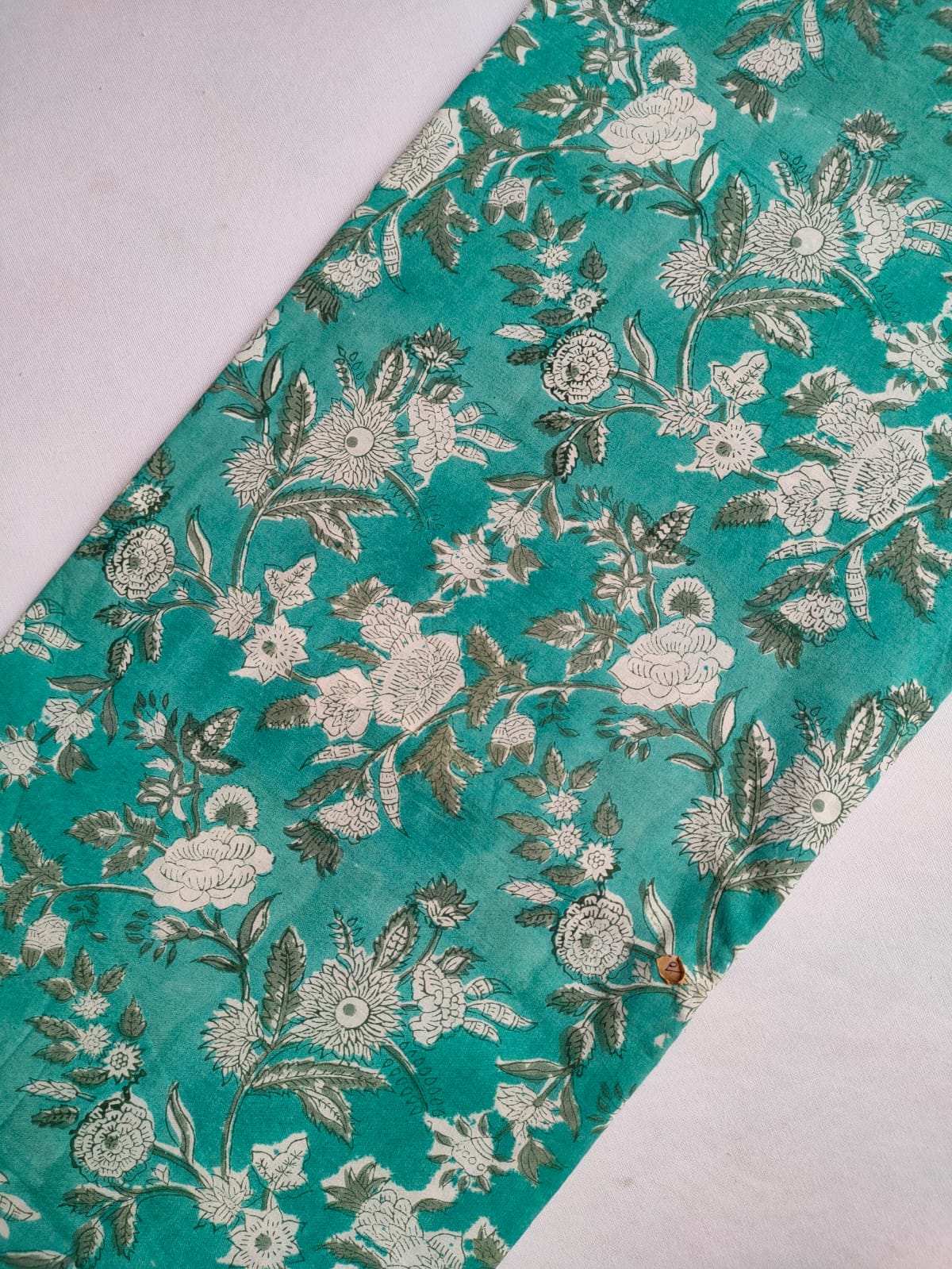 Pure Cotton Hand Block Printed Fabric - JBRKBT3