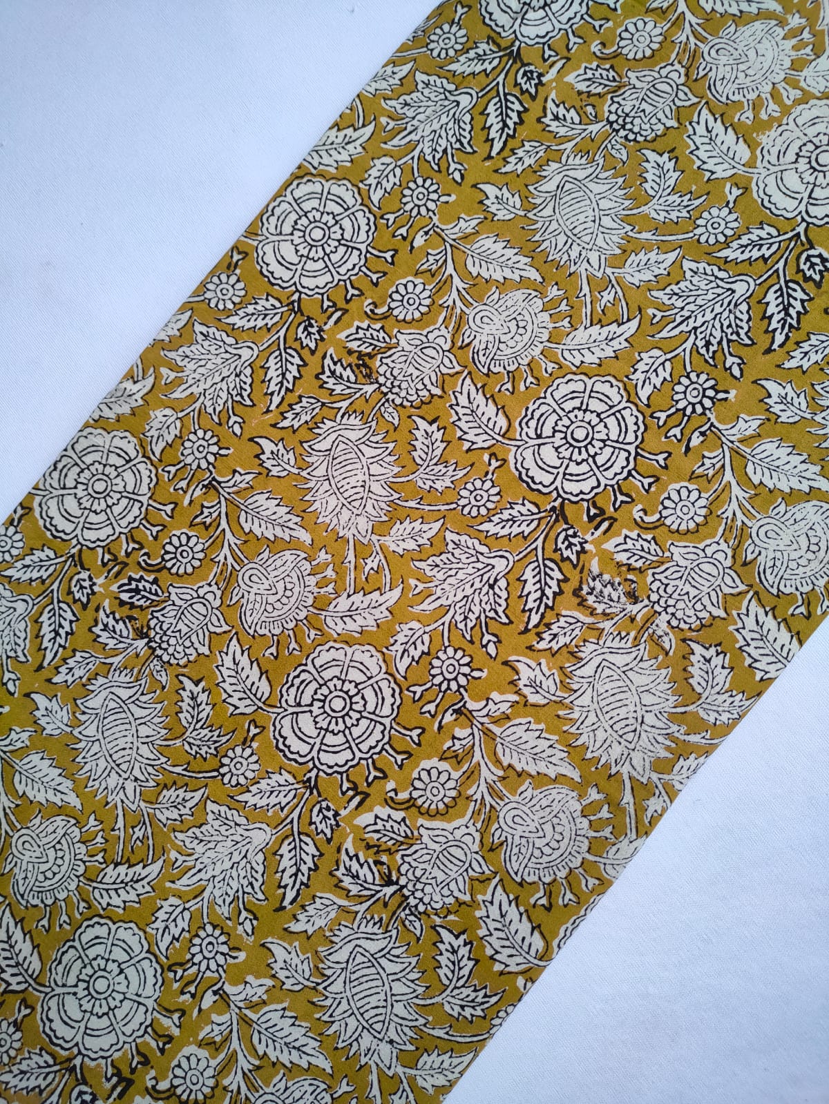 Pure Cotton Hand Block Printed Fabric - JBRKBT40