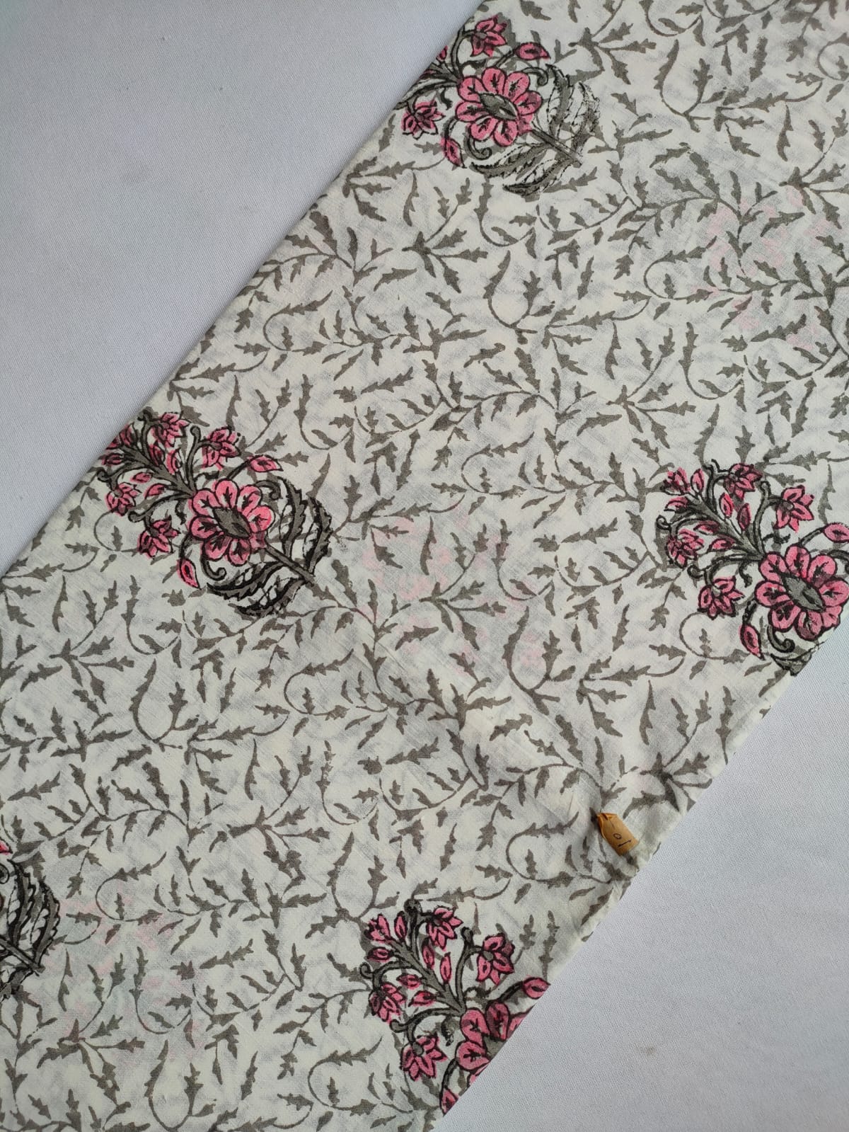 Pure Cotton Hand Block Printed Fabric - JBRKBT5