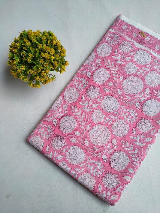 Hand Block Printed Pure Cotton Fabric - JBRTMJ1