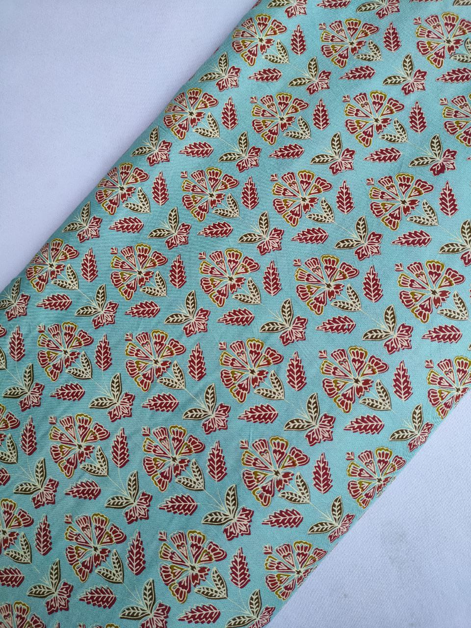 Sanganeri Print Pure Cotton Fabric - JBRS15