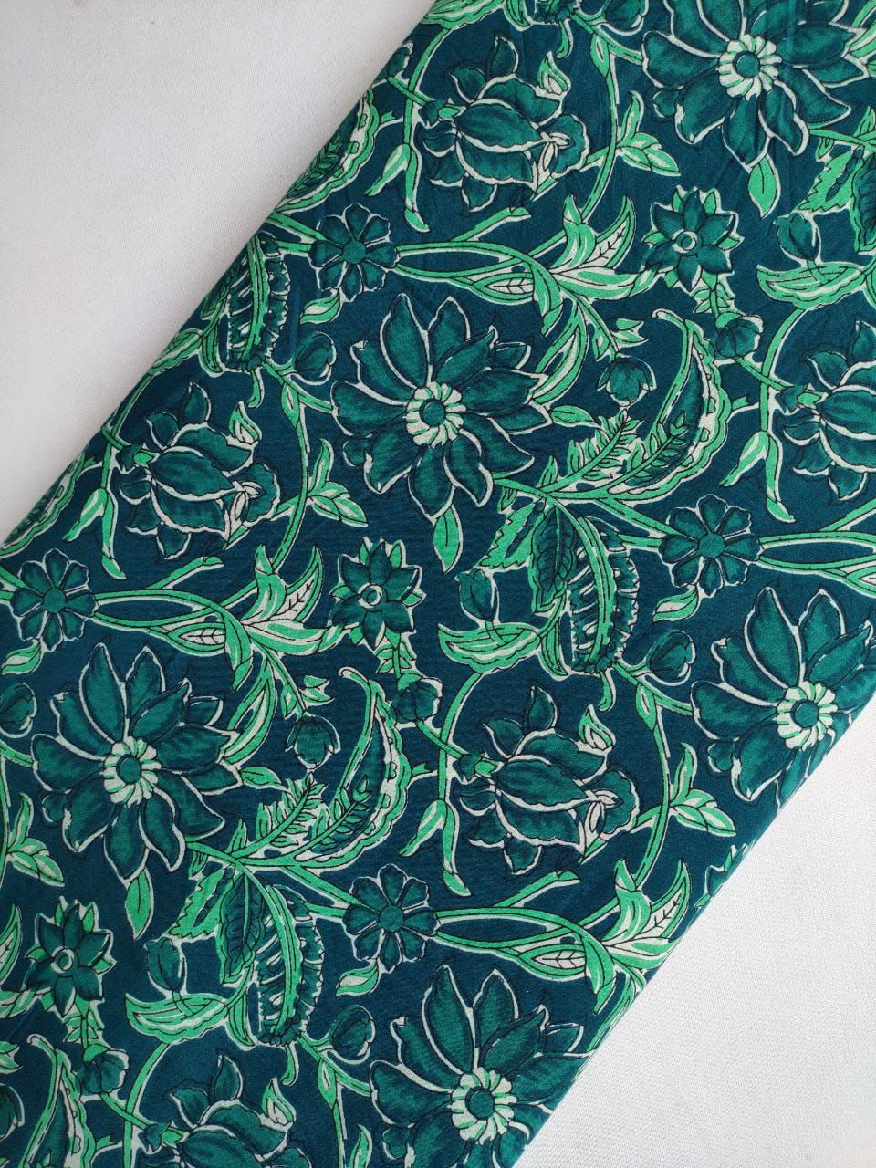 Sanganeri Print Pure Cotton Fabric - JBRS21