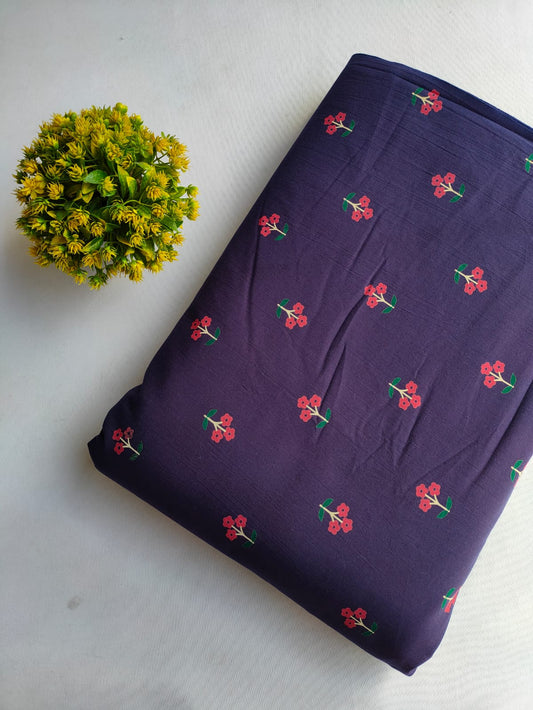 Sanganeri Print Pure Cotton Fabric - JBRTF14