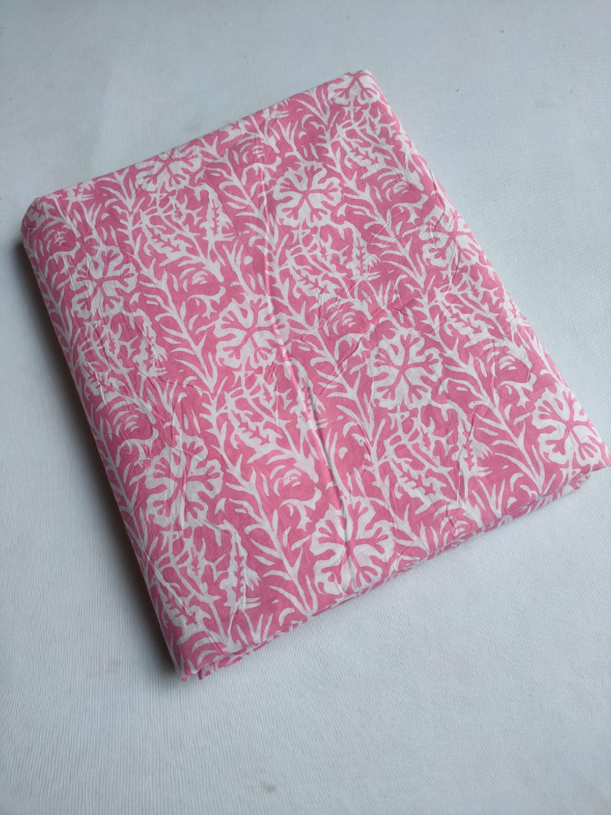 Pure Cotton Hand Block Printed Fabric - JBTO27