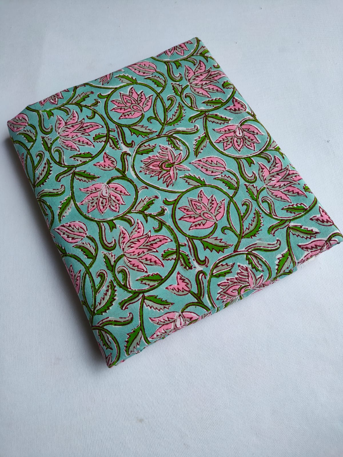 Pure Cotton Hand Block Printed Fabric - JBTO28