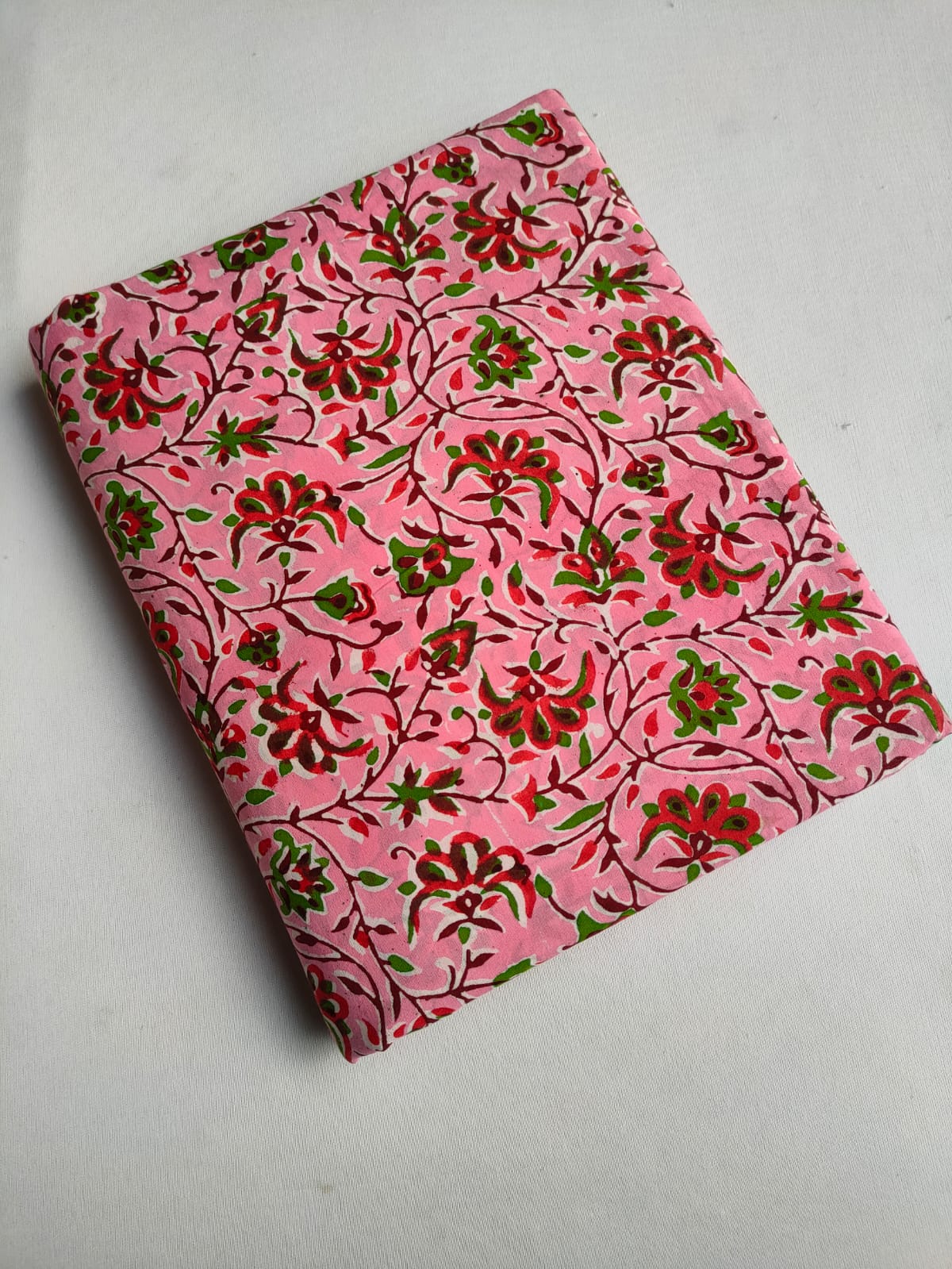 Pure Cotton Hand Block Printed Fabric - JBTO3