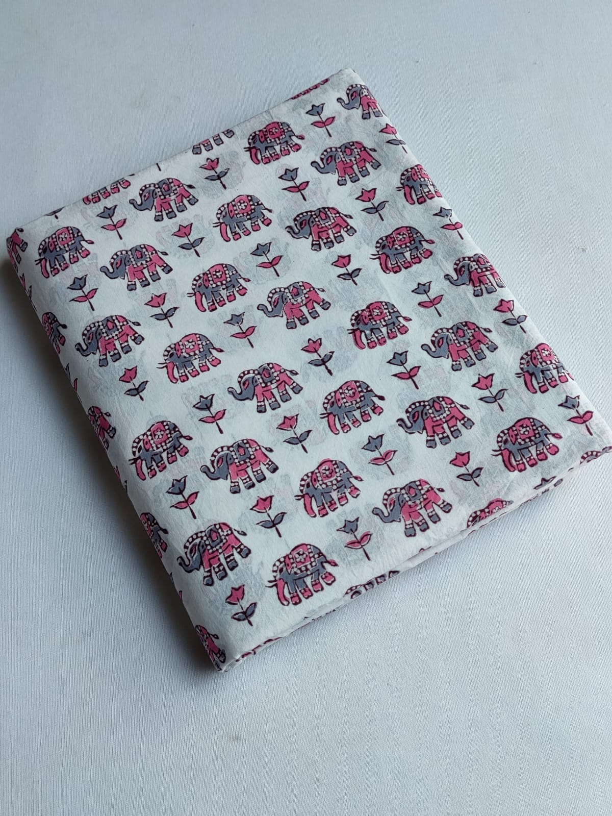 Pure Cotton Hand Block Printed Fabric - JBTO32