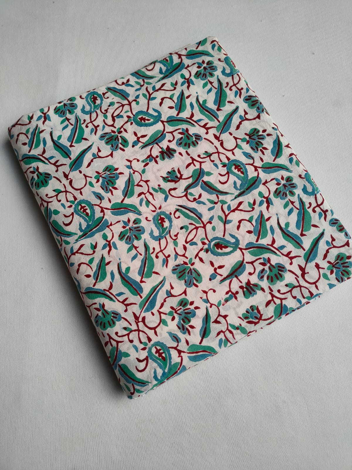 Pure Cotton Hand Block Printed Fabric - JBTO63